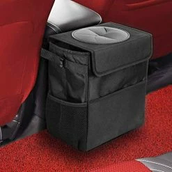 Hot Sale ???? Car Trash Can With Lid - Car Trash Bag Hanging With Storage Pockets Collapsible And Portable Car Garbage Bin ???? -Car Seat Covers shop 51wc7ALXTTL