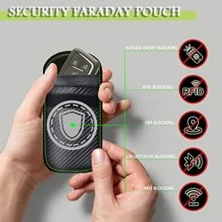 Best deal ???? Faraday Key Fob Protector, 2 Pack(Red & Green) Faraday Bags RFID Faraday Pouch Car Key Fob Signal Blocker Blocking Pouch ✨ -Car Seat Covers shop 51xEG3qxG9L
