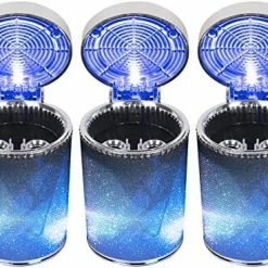 Top 10 ⭐ Car Ashtray Portable Smoke Cup Holder Home Cigarette Ash Tray With Colorful LED Light,Ideal For Truck Office Auto ???? -Car Seat Covers shop 51xfxPOv8vL. AC