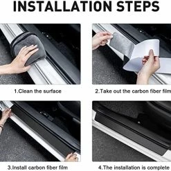 Flash Sale ???? 4Pcs/Set Premium Carbon Fiber Door Sill Protectors Door Sill Decoration Sticker Front/Rear For Deadpool Car Accessories Universal Fitdea ⌛ 11 Flash Sale ???? 4Pcs/Set Premium Carbon Fiber Door Sill Protectors Door Sill Decoration Sticker Front/Rear For Deadpool Car Accessories Universal Fitdea ⌛ -Car Seat Covers shop 51xlbzcrzOL