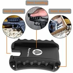 Hot Sale ???? ANTREEMAG 2-Pack Gun Magnetic Mount, Quick Load&Draw Design, Compatible With Handgun, Pistol, Revolver, Home&Vehicle Tactical Use,Concealed Holder/Rack On Car, Truck, Safe, Desk, Door, Wall, Bedside ⌛