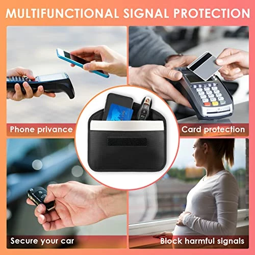 Discount ???? 2 Pack Faraday Bags For Car Keys And Cell Phone, Signal Blocking Key Pouch, Anti Theft Car Protection, Cell Phone WiFi/GSM/LTE/NFC/RFID/Keyless Entry Fob Signal Blocking Pouch Black ⌛ 8 Discount ???? 2 Pack Faraday Bags For Car Keys And Cell Phone, Signal Blocking Key Pouch, Anti Theft Car Protection, Cell Phone WiFi/GSM/LTE/NFC/RFID/Keyless Entry Fob Signal Blocking Pouch Black ⌛ - Image 6