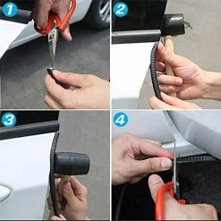 Cheap ???? 33Ft(10M) Long Car Door Edge Guards,U Shape Edge Trim Rubber Seal Protector Rubber Car Door Protector Car Protection Door Edge Anti-Collision Rubber Clips Fit For Most Car| Black | ???? -Car Seat Covers shop 51yI1PzDaNL