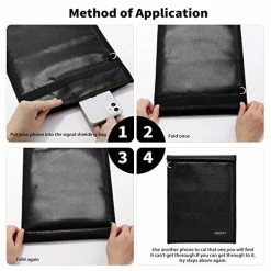 Best reviews of ???? Faraday Bag For Tablets (15 X 10 Inches), Faraday Cage, Cell Phone Signal Jammer, Fireproof & Water Resistant Bag, Anti-Theft Pouch, Anti-Hacking Case Blocker (Black) ???? -Car Seat Covers shop 51yMDZda9mL