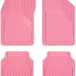 Discount ???? Pink Car Floor Mats Universal Front & Rear Cut-to-Fit™ Liners By Baselayer – Waterproof, All-Weather, For Most Vehicles, Made In U ???? -Car Seat Covers shop 51yOHXolEbL. AC