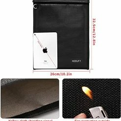 Best reviews of ???? Faraday Bag For Tablets (15 X 10 Inches), Faraday Cage, Cell Phone Signal Jammer, Fireproof & Water Resistant Bag, Anti-Theft Pouch, Anti-Hacking Case Blocker (Black) ???? -Car Seat Covers shop 51yuYXhzCJL