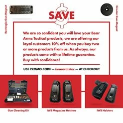 Best reviews of ???? Bear Armz Tactical Gun Magnet Mount For Vehicle & Home I Rubber ???? Coated W/Adhesive Back 25 Lbs Rated I Firearm Accessory. Concealed Holder For Handgun, Rifle, Shotgun, Pistol, Truck, Car, Vault, Desk ???? -Car Seat Covers shop 51zBQ9qJqCL