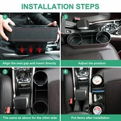 New ???? Car Seat Organizer Cup Drink Holders,Multifunctional Gap Filler Storage Box,Insert Organization Helps Reduce Distracted Driving&Holds Phone Mount Mug Bottle Cellphones Coasters Wallet Cards (Black) ???? 14 New ???? Car Seat Organizer Cup Drink Holders,Multifunctional Gap Filler Storage Box,Insert Organization Helps Reduce Distracted Driving&Holds Phone Mount Mug Bottle Cellphones Coasters Wallet Cards (Black) ???? -Car Seat Covers shop 51zGDVLjyNL