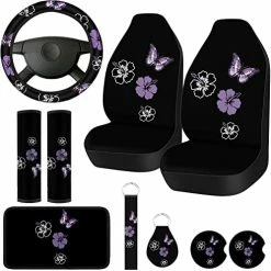 Buy ???? Frienda 10 PCS Car Seat Covers For ???? Women Butterfly Car Accessories Car Interior Seat Covers With Steering Wheel Cover, Wrist Strap, Car Coasters, Armrest Pad, Shoulder Pad, Key Chain Bright Style ???? 25 Buy ???? Frienda 10 PCS Car Seat Covers For ???? Women Butterfly Car Accessories Car Interior Seat Covers With Steering Wheel Cover, Wrist Strap, Car Coasters, Armrest Pad, Shoulder Pad, Key Chain Bright Style ???? -Car Seat Covers shop 51zLeolw8GL. AC