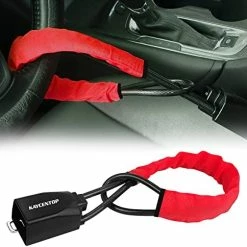 Discount ✨ Steering Wheel Lock Seat Belt Lock Security Anti-Theft ???? Handbag Lock Fit Most Cars Vehicle SUV Golf Cart Red ???? -Car Seat Covers shop 51zMn2RjoaL. AC