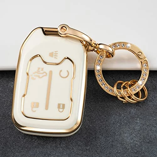 Cheapest ???? For GMC Key Fob Cover, Car Key Case Shell Protector For 2019-2022 Chevy Silverado GMC Sierra 1500 2500HD 3500HD,White ???? 6 Cheapest ???? For GMC Key Fob Cover, Car Key Case Shell Protector For 2019-2022 Chevy Silverado GMC Sierra 1500 2500HD 3500HD,White ???? - Image 4
