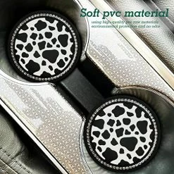 Budget ???? 2PCS Bling Cow Print Car Accessories For ???? Women, Universal Auto Cute Anti Slip Cup Holder Insert Coaster ⭐ 10 Budget ???? 2PCS Bling Cow Print Car Accessories For ???? Women, Universal Auto Cute Anti Slip Cup Holder Insert Coaster ⭐ -Car Seat Covers shop 618x9QMETtL