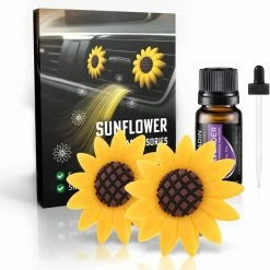 Budget ???? 6 Pieces Daisy Car Decoration Flower Air Vent Clip Air Conditioning Outlet Clip Car Air Freshener Clip Car Interior Decor Charm Colorful Car Interior Accessories For ???? Girls ???? Women Daisy Cute Car Accessories ???? -Car Seat Covers shop 61B4LAnQuL. AC