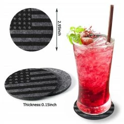 Brand new ✨ Car Cup Holder Coasters，Cute Car Accessories For ???? Women And Lady，2 Pack 2.95inch Car Cup Holder Coasters，Universal Non Slip Cup Holder Insert Coaster (Gray Flag) ⌛ -Car Seat Covers shop 61Cb1xX3VGL