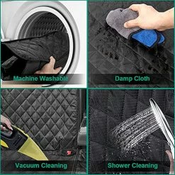 Deals ???? Dog Car Seat Cover For Back Seat Cover For Kids,Non Stick Fur Rear Seat Protector For Pet,Nonslip Waterproof Durable Universal Fit Interior Backseat Covers For Auto Van SUV Black ✨ -Car Seat Covers shop 61DXCp67LmS