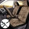 Budget ⌛ 19 Pieces Leopard Seat Covers Leopard Steering Wheel Cover Leopard Print Car Accessories Car Floor Mats Seat Belt Pads Car Cup Mats Armrest Pad For Car Decoration And Protection (Leopard) ???? -Car Seat Covers shop 61EbhAp5RgS