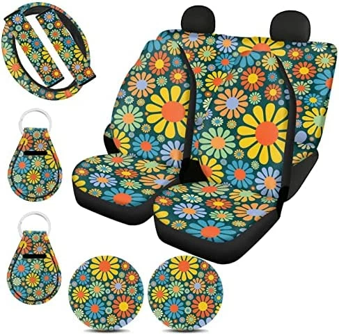 Hot Sale ???? Mushroom Seat Covers For Cars For ???? Women With Steering Wheel Cover,Moon Star Universal Auto Accessories Front Rear Back Seats Protectors,Seat Belt Pads,Cup Coaster,Keychains For Trucks SUV 0 Cow Stawberr ???? 15 Hot Sale ???? Mushroom Seat Covers For Cars For ???? Women With Steering Wheel Cover,Moon Star Universal Auto Accessories Front Rear Back Seats Protectors,Seat Belt Pads,Cup Coaster,Keychains For Trucks SUV 0 Cow Stawberr ???? - Image 13