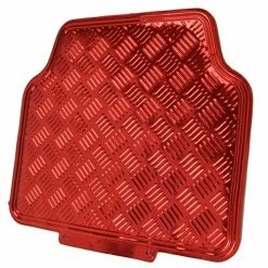 Hot Sale ✨ Universal Fit 4-Piece Metallic Design Car Floor Mat - (Red) (MT-641-RD) ???? -Car Seat Covers shop 61IKtrdxIJL