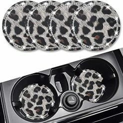 Best deal ❤️ Car Coasters, Senose Bling Car Accessories For ???? Women, Universal 2.75" Anti-Slip Silicone Cup Holder Coasters For Car, Cute Diamond Vehicle Interior Decor (Black Pink/2 Pack) Pink-2 Pc ???? -Car Seat Covers shop 61IchSOVX9L. AC