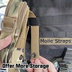 New ❤️ Tactical Car Seat Back Gun Rack Holder Organizer With Molle Panel Front Seatback Cover Storage Bag For Hunting Rifle Shotgun Mount Universal Fit Vehicles SUV Truck MPV Pickup - 2PCS ⭐ -Car Seat Covers shop 61WTTEGdxDL