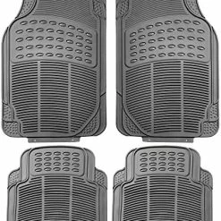 Cheap ???? Automotive Floor Mats Black Universal Fit Heavy Duty Rubber For All Weather Protection Fits Most Cars, SUVs, And Trucks, 4 Piece (Full Set Trimmable) FH Group F11305BLACK Black Seat Covers ???? -Car Seat Covers shop 61WkEYimDgL. AC