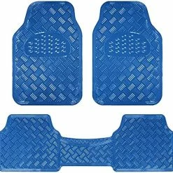 Hot Sale ✨ Universal Fit 4-Piece Metallic Design Car Floor Mat - (Red) (MT-641-RD) ???? -Car Seat Covers shop 61XjTqbhbL. AC