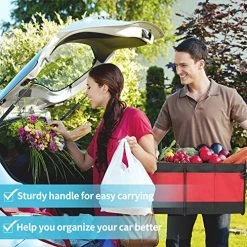 Hot Sale ???? Trunk Organizer For Car - Collapsible Trunk Storage With 11 Pockets & Reinforced Handles, SUV Trunk Organizers For Grocery Cargo Red ???? 14 Hot Sale ???? Trunk Organizer For Car - Collapsible Trunk Storage With 11 Pockets & Reinforced Handles, SUV Trunk Organizers For Grocery Cargo Red ???? -Car Seat Covers shop 61d2f5ZW1TL