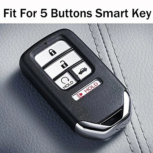 Discount ???? 2Pcs Coolbestda Silicone Full Protective Key Fob Remote Cover Case Skin Jacket For 2017 2018 2019 2020 2021 Honda Civic Accord Pilot CR-V 5 Buttons Smart Key A2C81642600 Black Grey ???? 3 Discount ???? 2Pcs Coolbestda Silicone Full Protective Key Fob Remote Cover Case Skin Jacket For 2017 2018 2019 2020 2021 Honda Civic Accord Pilot CR-V 5 Buttons Smart Key A2C81642600 Black Grey ????