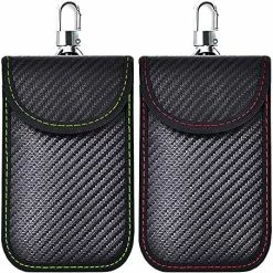 Best deal ???? Faraday Key Fob Protector, 2 Pack(Red & Green) Faraday Bags RFID Faraday Pouch Car Key Fob Signal Blocker Blocking Pouch ✨ -Car Seat Covers shop 61htWshKfoL. AC