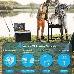 New ???? 12 Volt Refrigerator, 32 Quart Portable Freezer, Dual Zone Car Fridge, -7.6℉~50℉ Electric Compressor Cooler With 12/24V DC & 100-240V AC For Camping, Vehicles, Travel, RV, Truck, Outdoor ???? -Car Seat Covers shop 61sByJxfqtL