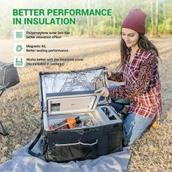 Best deal ???? F40C4TMP Portable Refrigerator 20 Quart 12 Volt Freezer (-7.6℉~50℉) 18L Car Fridge With Compressor 110-240V AC For Camping, Truck, RV, Travel, Boat And Home Use ???? -Car Seat Covers shop 61t6HrMgfEL