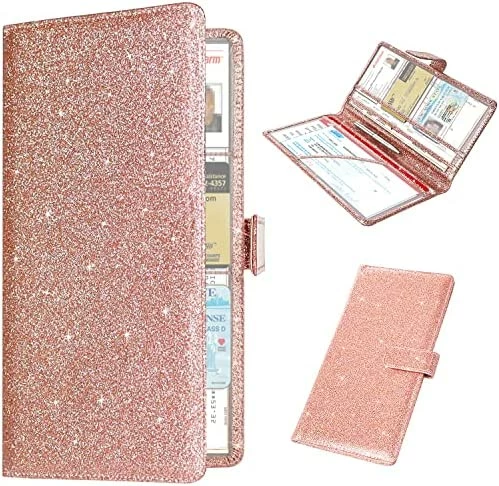 Cheapest ???? Car Registration And Insurance Holder, Leather Glove Box Organizer Cool Car Accessories, Car Document Holder For Cards, Driver's License And Essential Document, Black Glitte ???? 12 Cheapest ???? Car Registration And Insurance Holder, Leather Glove Box Organizer Cool Car Accessories, Car Document Holder For Cards, Driver's License And Essential Document, Black Glitte ???? - Image 10