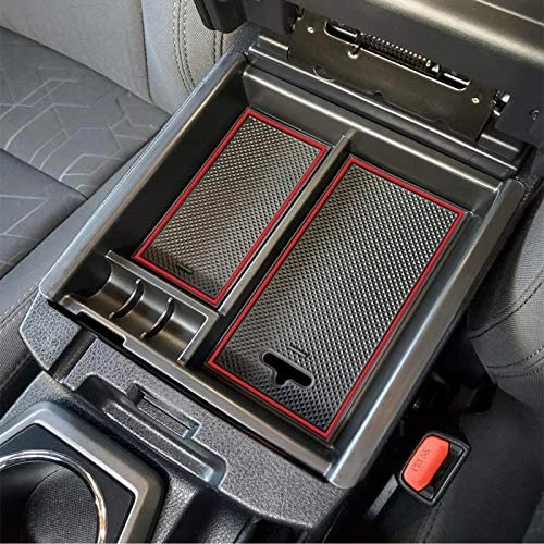 Budget ⌛ JKCOVER Center Console Accessory Organizer Compatible With Toyota Tacoma 2016 2017 2018 2019 2020 2021 2022 2023, ABS Material Armrest Box Insert Tray (Black Trim) ???? 7 Budget ⌛ JKCOVER Center Console Accessory Organizer Compatible With Toyota Tacoma 2016 2017 2018 2019 2020 2021 2022 2023, ABS Material Armrest Box Insert Tray (Black Trim) ???? - Image 5