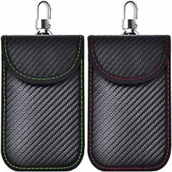 Best deal ???? Faraday Key Fob Protector, 2 Pack(Red & Green) Faraday Bags RFID Faraday Pouch Car Key Fob Signal Blocker Blocking Pouch ✨ -Car Seat Covers shop 61vBmWUl2DL. AC