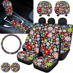 Flash Sale ???? Aztec Tribal Style Car Seat Cover And Steering Wheel Cover Sets Car Accessories Set Of Gear Shift Knob Cover+Car Handbrake Cover, Car Coaster,Car Headrest Cover Full Set ???? -Car Seat Covers shop 61yGIInUPaL. AC