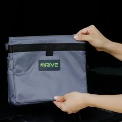 Hot Sale ???? Rive Auto Car Trash Can - Collapsible, Leakproof Garbage Bin With Adjustable Strap And 20 Trash Bags - Car & Truck Accessories For Men And ???? Women - Grey With Lid ???? -Car Seat Covers shop 81GFWt6c9lL 1